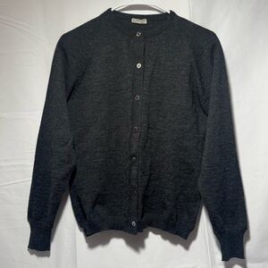 100% Wool Made in Italy Cardigan Sweater